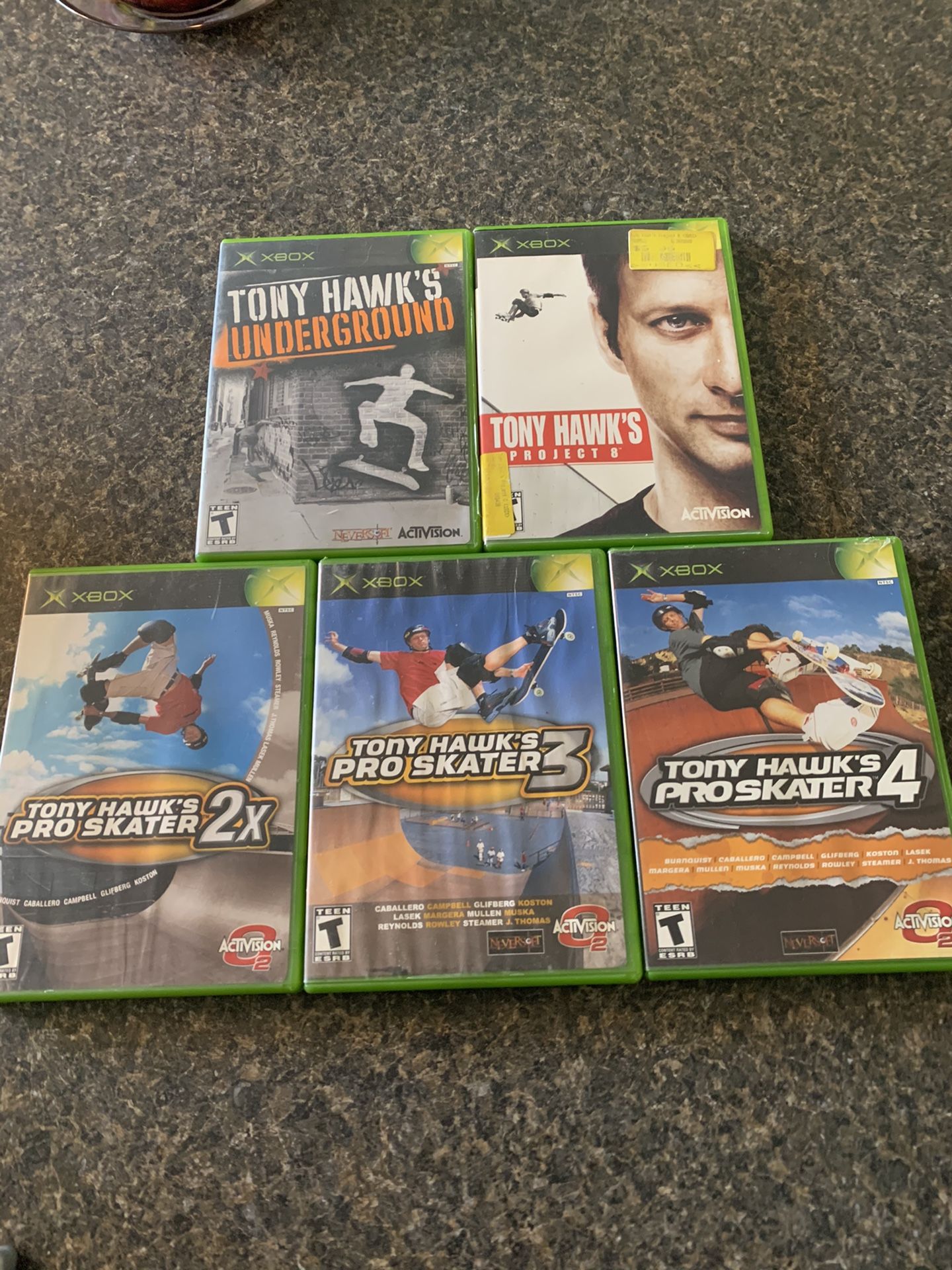 Tony Hawk Original Xbox Lot