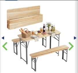 Camping picnic table