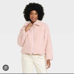 Pink Fur Coat