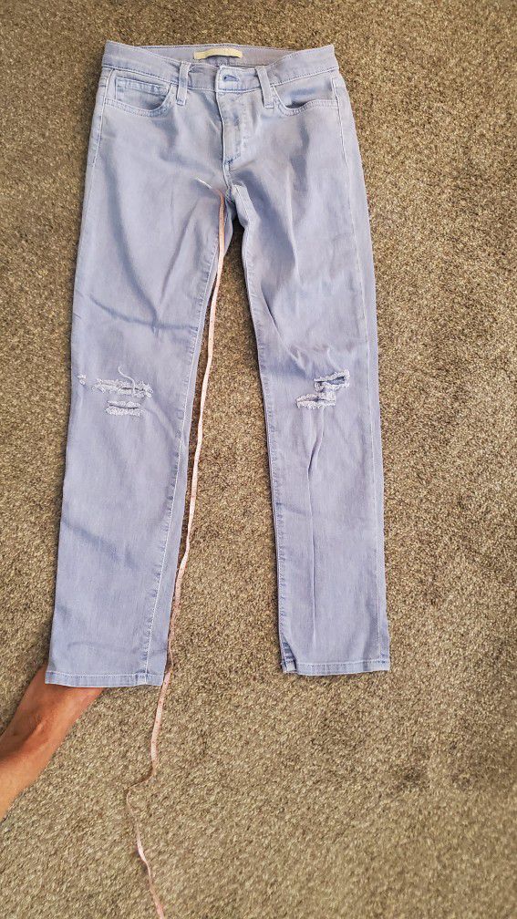 Juniors Faded Jeans