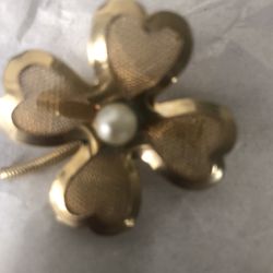 Vintage Coro Flower Brooch