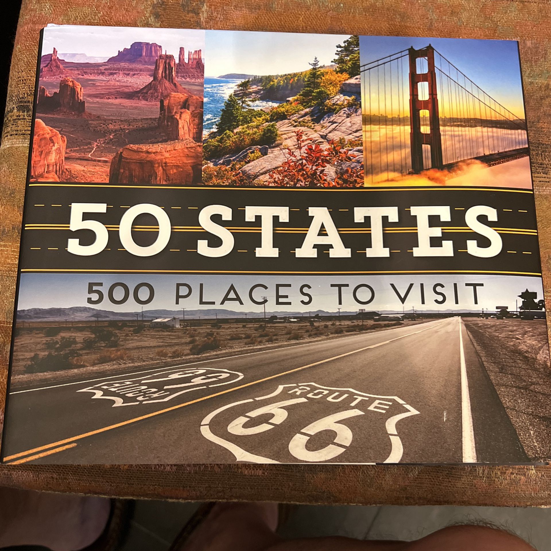 50 States 500 Places To visit Coffee table Book