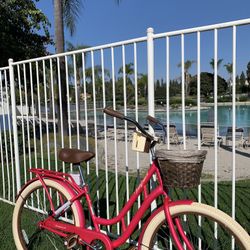 New watermelon 🍉 Beach Cruiser Ladies Women’s College Girls Bike Bicycle 26” Tires Standard Size Comfortable