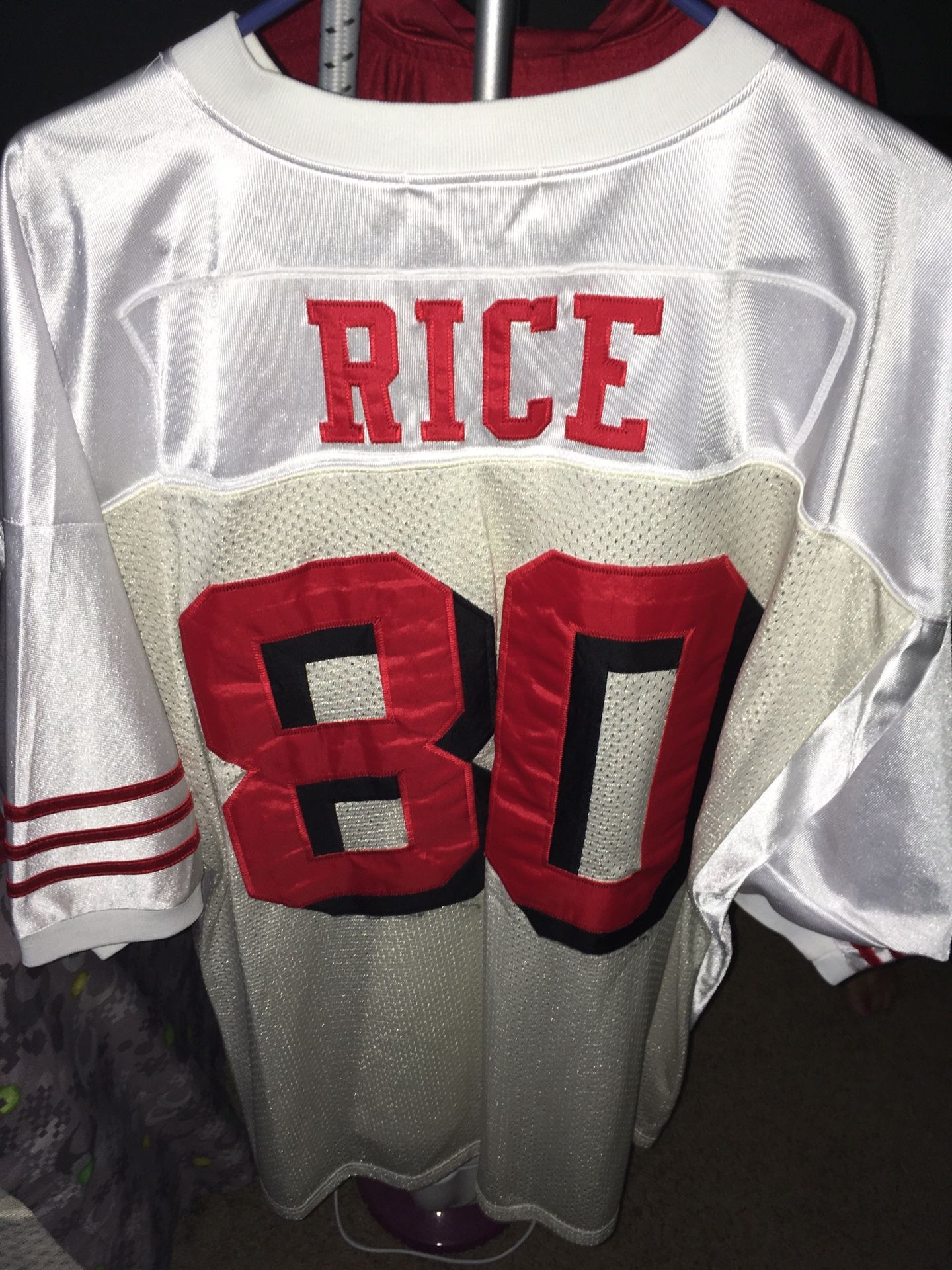 San Francisco 49ers Jerry Rice Football Jersey