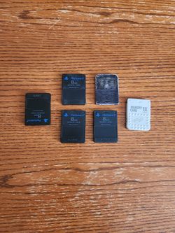 PS2 memory cards $10 each