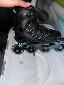 RD Inline Skates Black and Teal