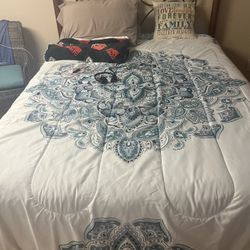 2 Queen Beds With Frames And Headboards One New One Barely Used!