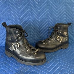 Harley Davidson Mens leather boots size 9 Brake 9