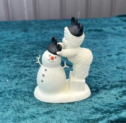 Department 56 Snowbabies Disney Mickey Mouse Snowman Figurine.