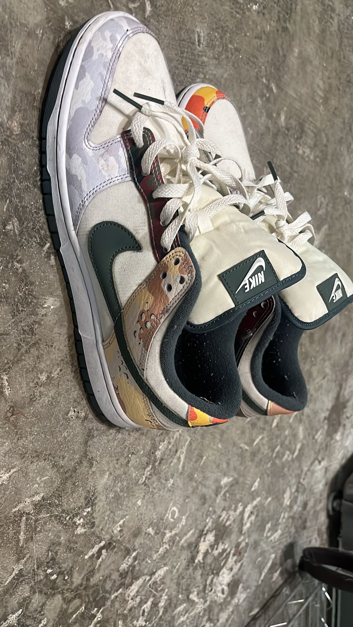 Nike Dunk Low SE Sail-Multi camo 
