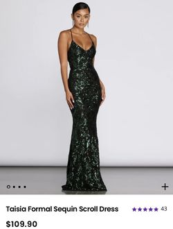 Emerald Green Gown 