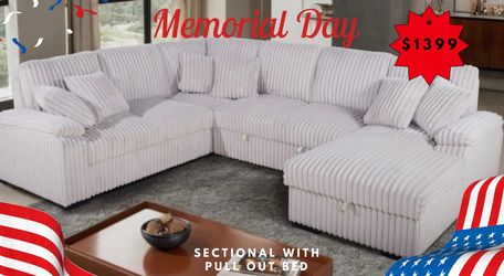SECTIONAL WITH PULL OUT