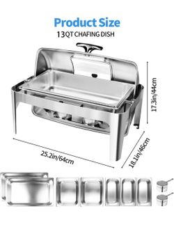 13 Qts CHAFTING DISH Like NEW USED ONCE
