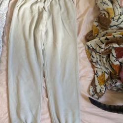 beige zara sweats 