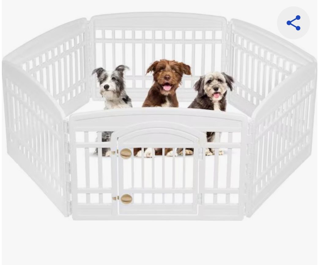 Iris 6 Panel Dog Pen 24” High 84” Wide