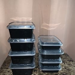 Premeal Containers To Go Containers (4 Big ) (4 Small)
