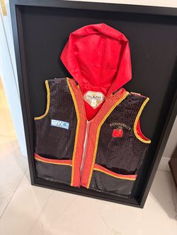 Rigondeaux boxing signed jacket framed no glass