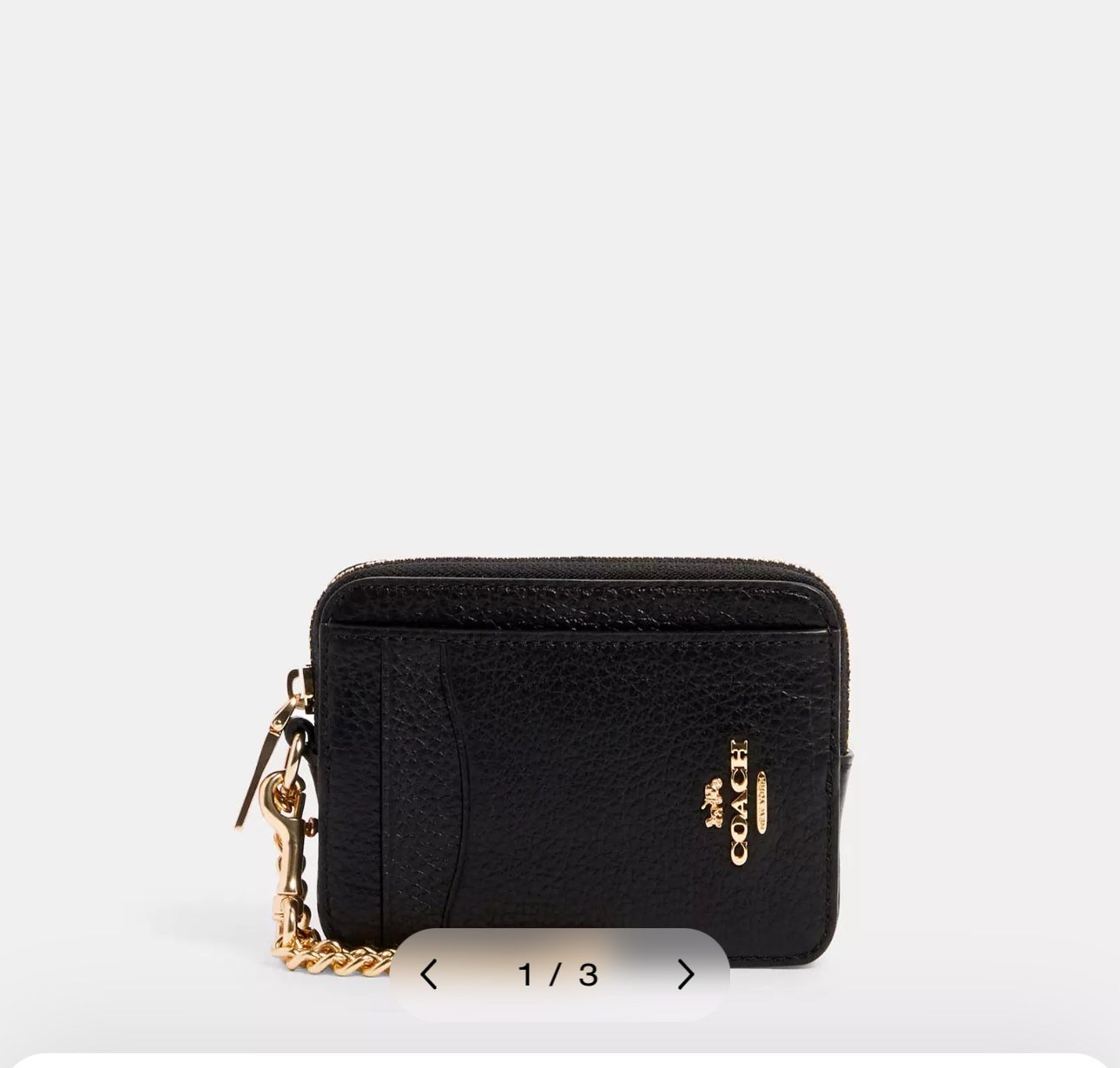 Coach Zip Card Case