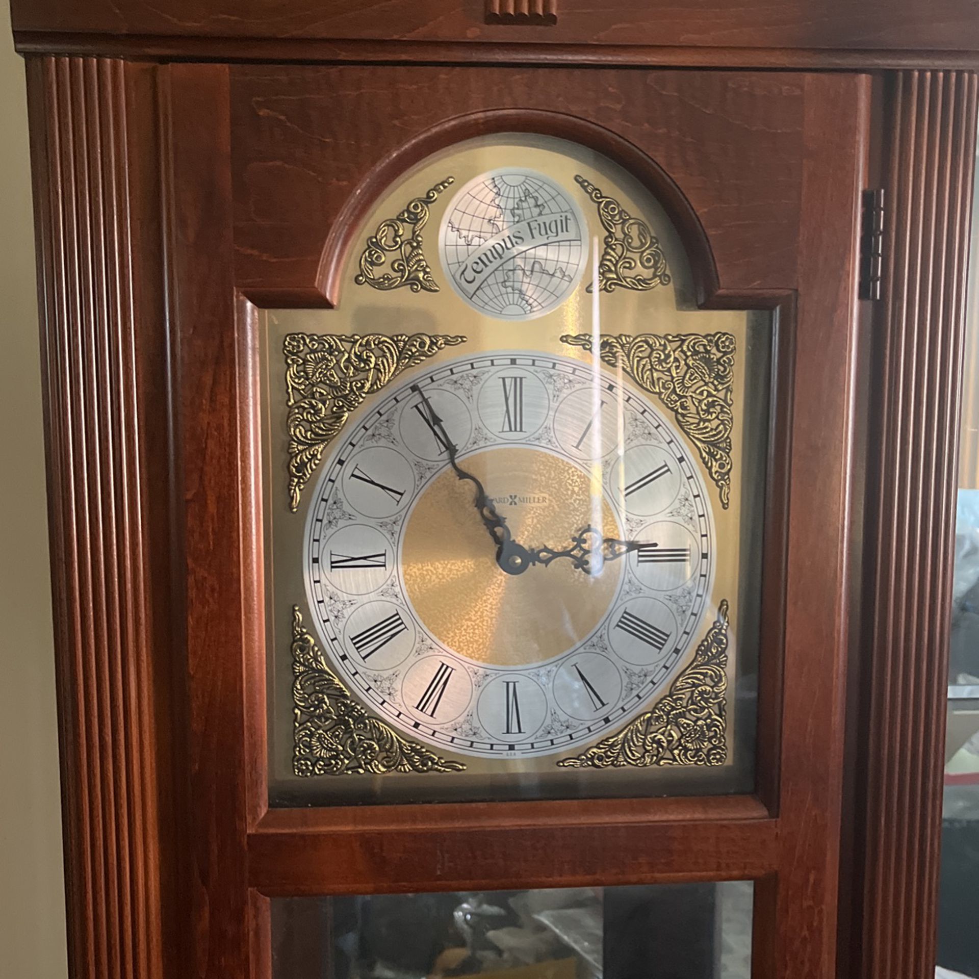 Howard Miller Cherish Floor Clock in Windsor Cherry 610614
