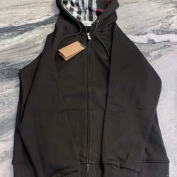 Black Burberry Zipup