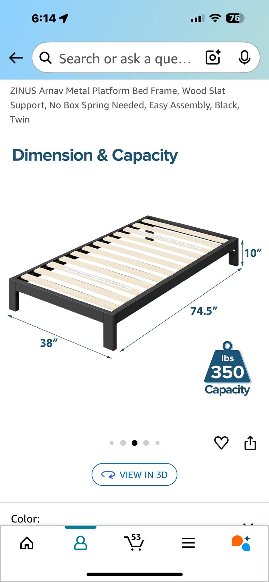 Twin Bed Frame