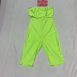 Slime Green Cutout Baddie Jumpsuit 