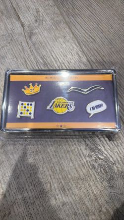 Lakers LeBron James Anthony Davis pins from 2024 2025 season