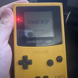 Game Boy Color With Game