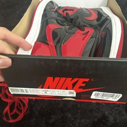 Air Jordan 1 Retro High Og Paten Bred Size 9