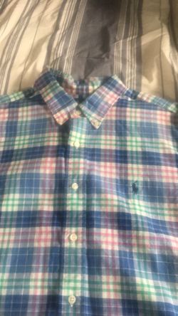 Polo shirt button down XL