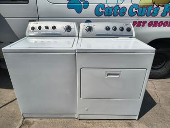 Whirlpool washer and gas dryer