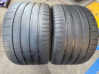 2 USED TIRES PIRELLI 315/35/20