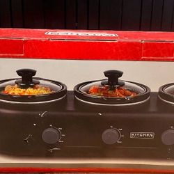 Triple Crock Slow Cooker Brand New