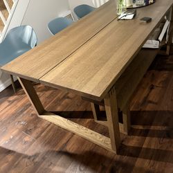 Dining Room Table With Bench 