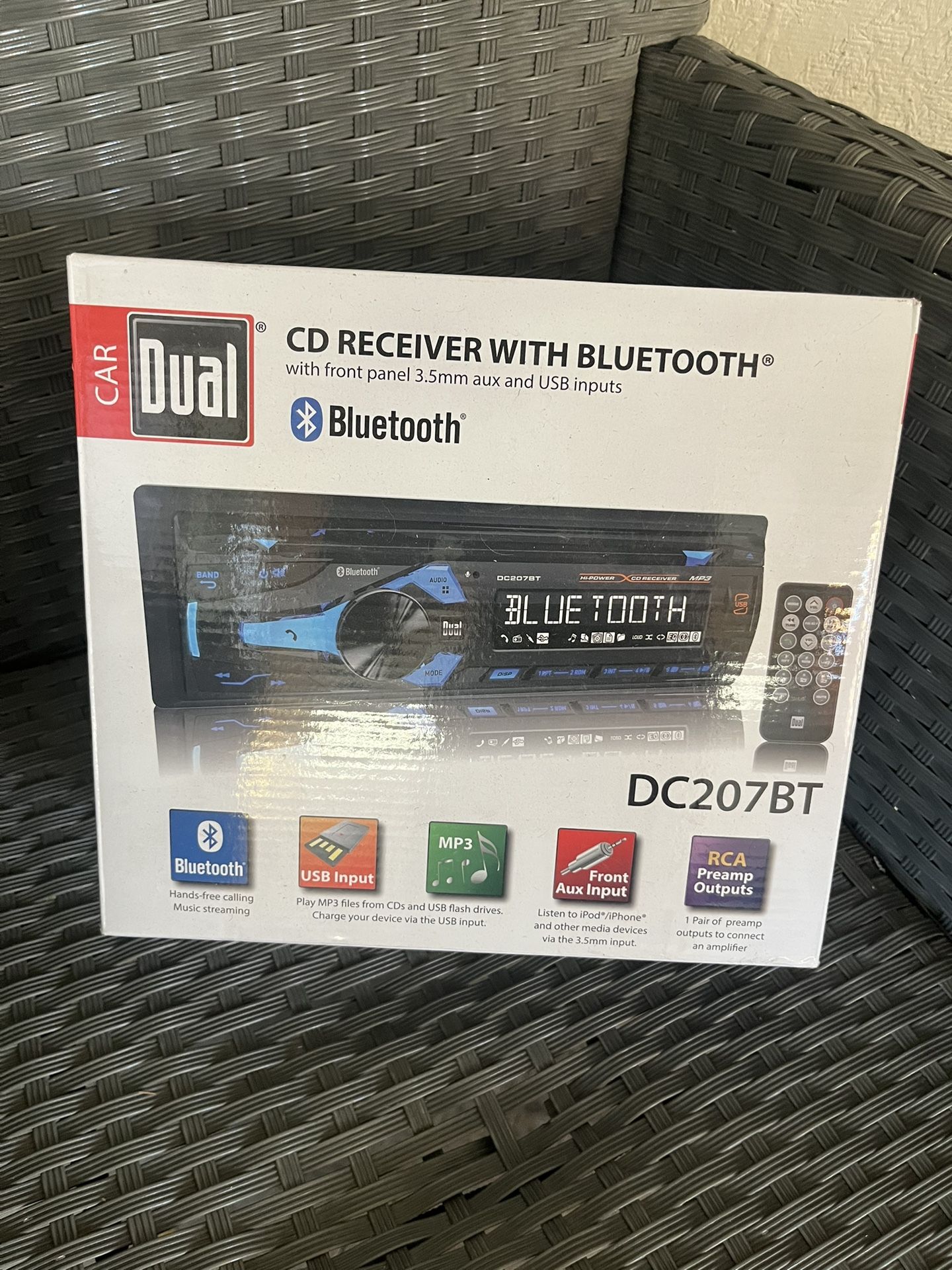 Dual Audio 200 Watt Car Stereo - XRM47BT