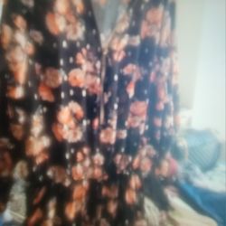 Womens Black Floral Summer Dress 