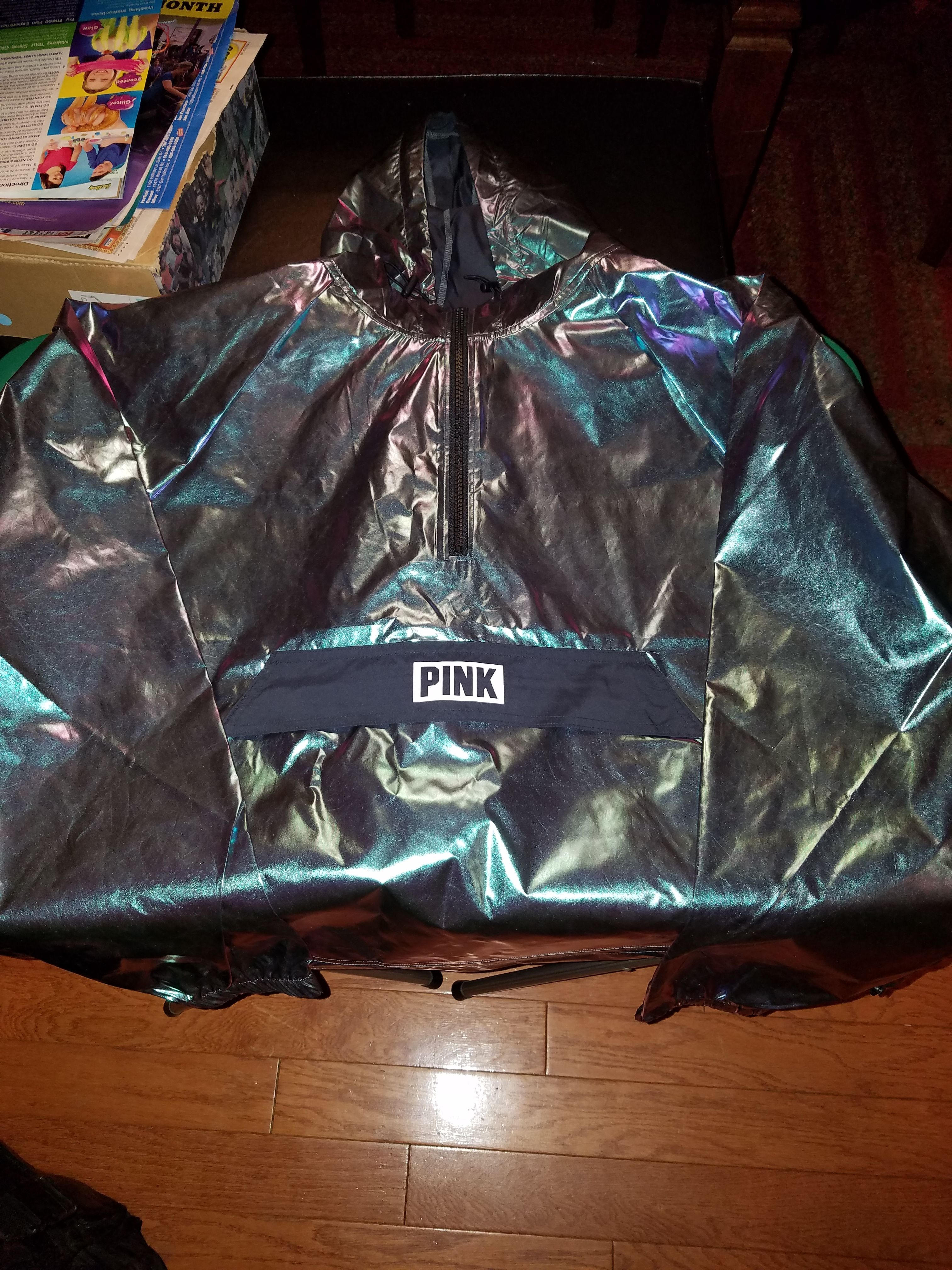 VS Pink Iridescent Windbreaker