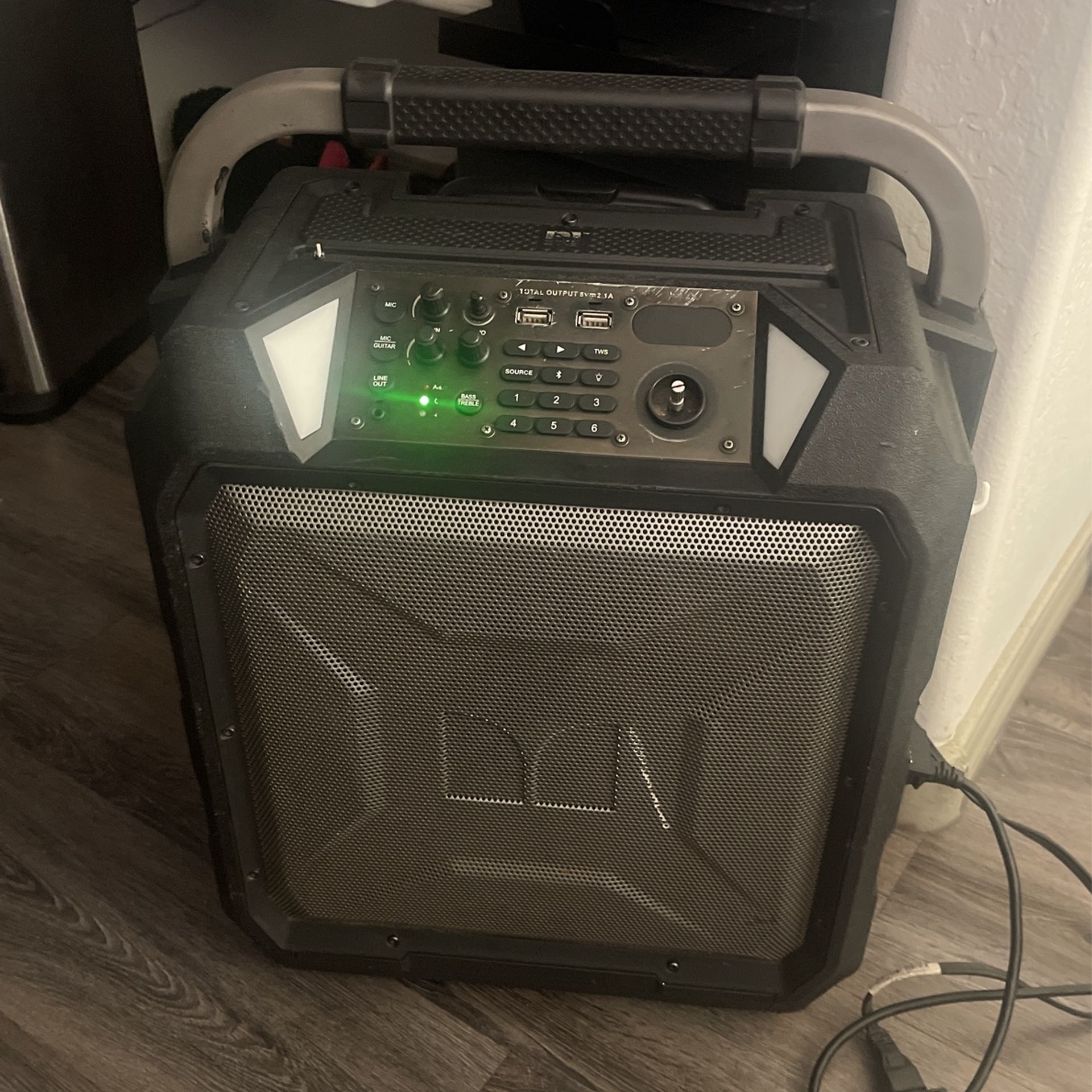 Monster Rockin' Roller Speaker Portable Indoor/Outdoor Wireless