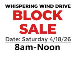 Block Garage sale