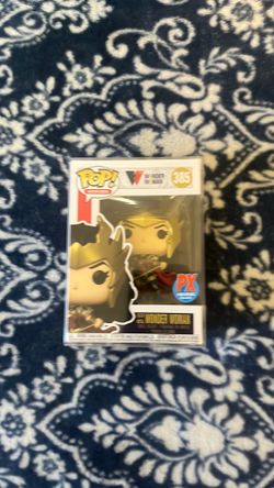 Wonder Woman Funko pop with protecter
