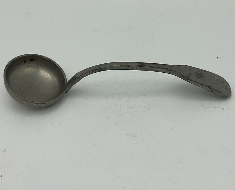 Antique Pewter Ladle 6in