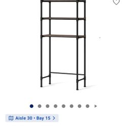 Shelf Tower Over The Toilet