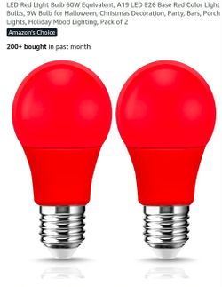LED Red Light bulb 60w