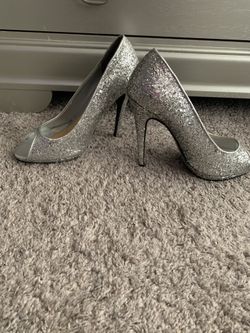 Silver Heels Size 9.5