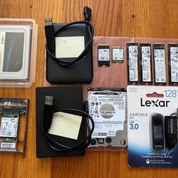 NVME M.2 mini SATA HDD 256GB 500GB 1TB 2TB SSD HDD Hard Drive - Thumb Drive External Hard Drive 32Gb 64Gb 128Gb for Laptop & Desktop- Please Read