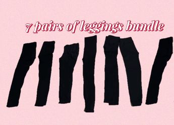 Black leggings, $2 each