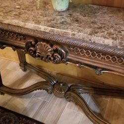 Marble Entry Table
