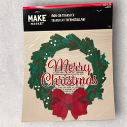 Christmas Iron-on Transfers - $2 each