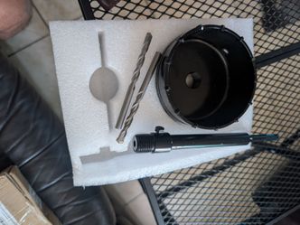Concrete hole saw kit 4 1/4"