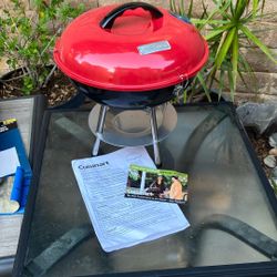 Cuisinart 14 Inch Charcoal Grill Brand New Red